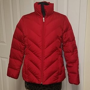 LANDS' END DOWN JACKET S/P 6-8 BNWT women's